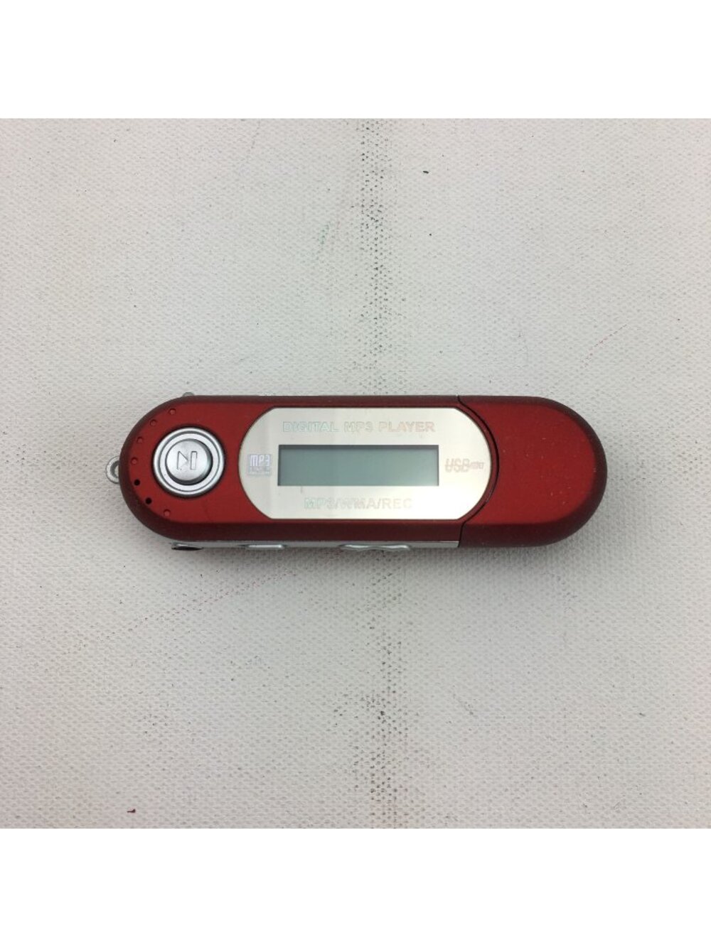 USB Digital MP3 Player Recorder Red Portable Music Device With LCD Display